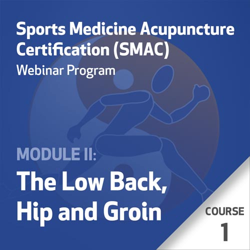 Webinar Programa de Certificação Em Acupuntura Desportiva (Smac) – Módulo 2: Lombar, Quadril e Virilha – Curso 1