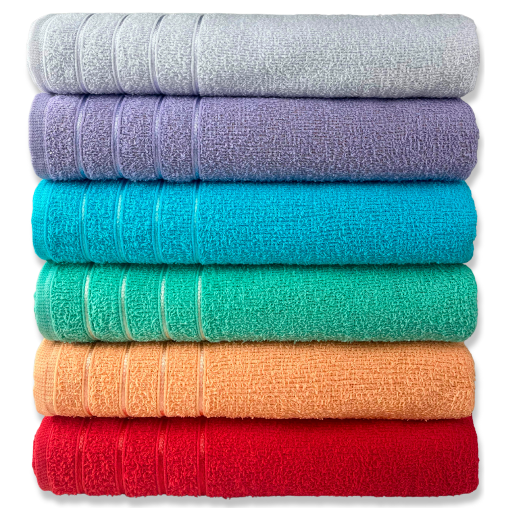 Toalha de Banho Cristal Dourado Luxo Bordada 100% Algodão Alta Absorção
