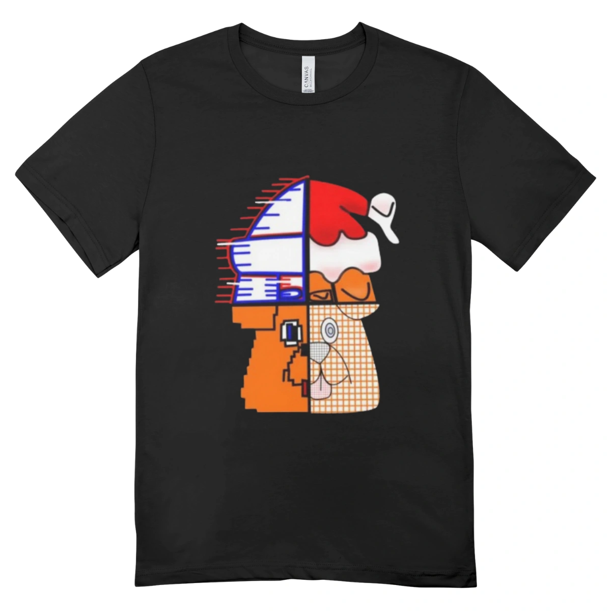 Camisa Feminina Baby Look Pet Pixelado
