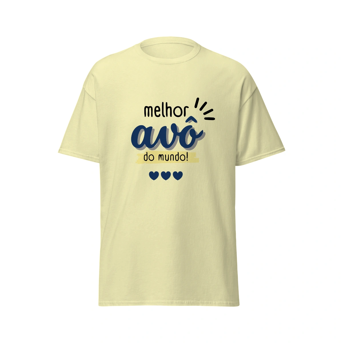 Camisa masculina Dia dos Avós Melhor Avô do Mundo