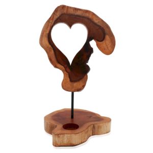 Suporte para Velas – Forma de Coração