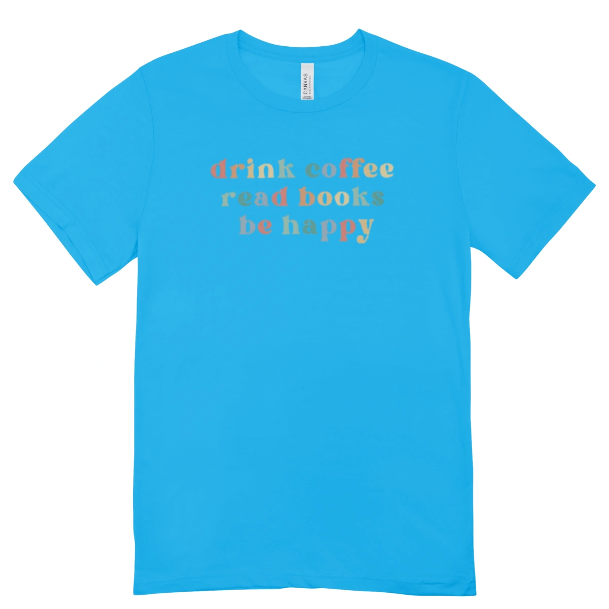 Camisa Feminina Baby Look Beba café leia livros seja feliz - Image 6