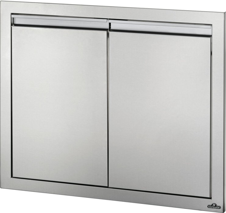 Portas duplas de embutir (76×61 cm)