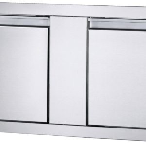 Portas duplas de embutir
