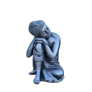 Buda Mulher pequeno em cimento –35 cm