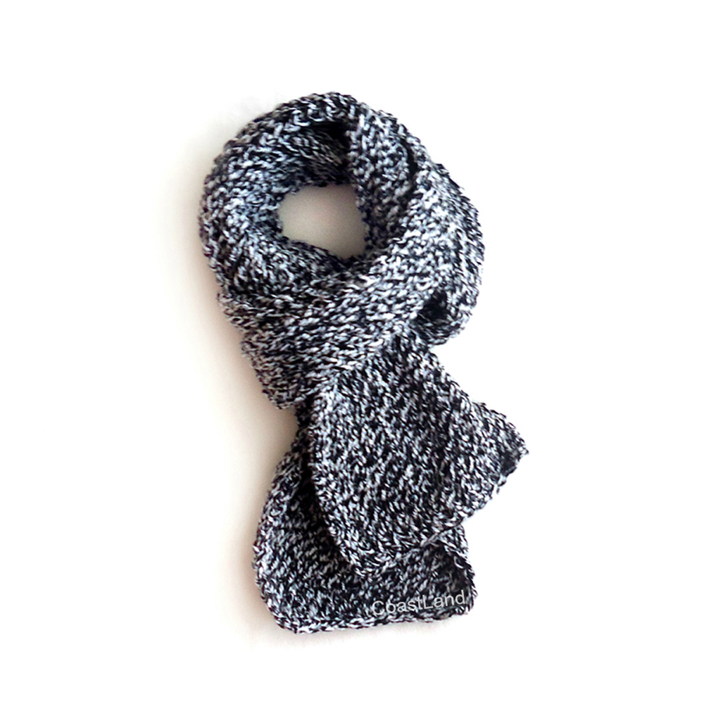 Cachecol de Inverno Masculino em Tricot – Granite Drift