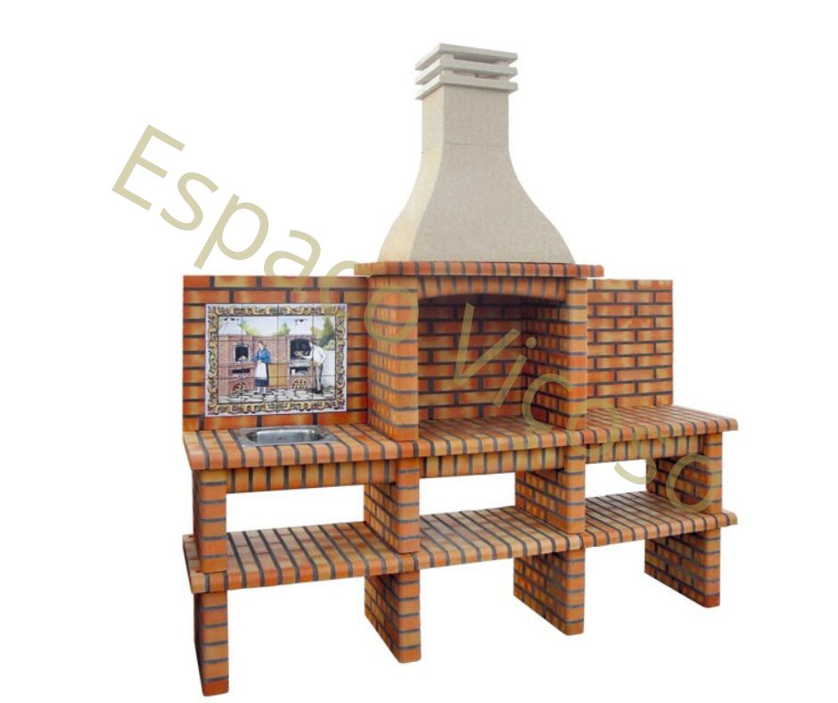 Churrasqueira com painel ESPV-215-A-T