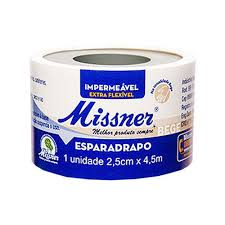 Esparadrapo Bege Impermeável – 2,5cm x 4,5m