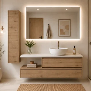 Móvel de casa de banho com design MENORCA
