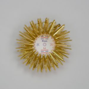 Anel Massageador de Dedo Dourado – Kan Li