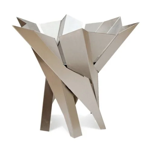 Fire Pit Flor de Fênix – Lareira de Exterior em Aço Inoxidável