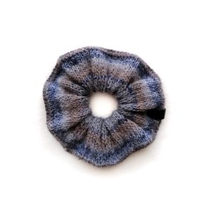 Scrunchie de Inverno em Tricot – Deep Currents