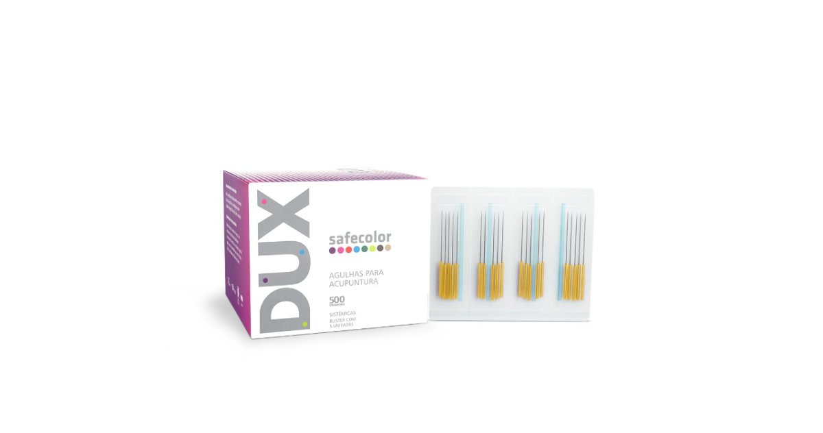 Agulha para Acupuntura DUX- 0,30x60MM Safecolor