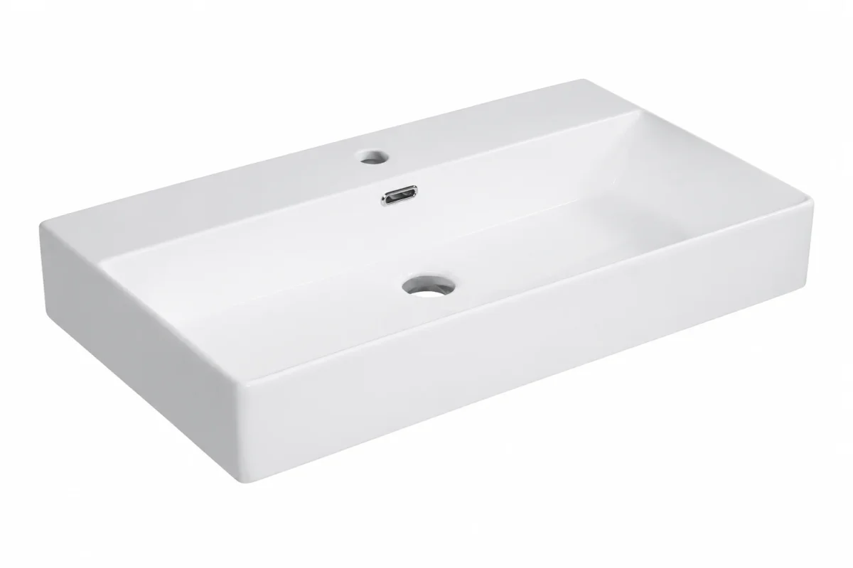 Lavatório de porcelana para móvel ARIES