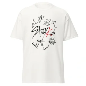 Camiseta Masculina Stray Kids Assinatura