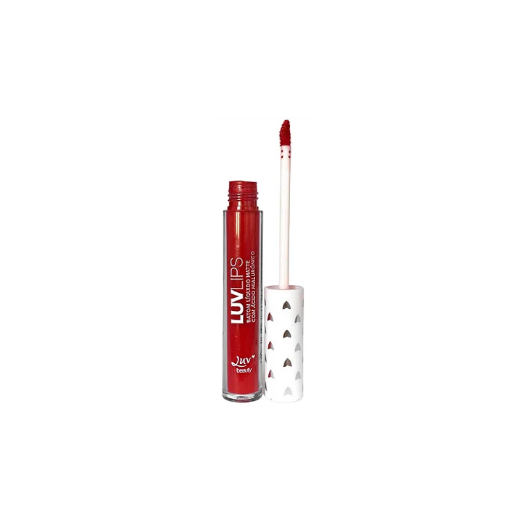 Batom Líquido LuvLips Lady In Red – Luv Beauty