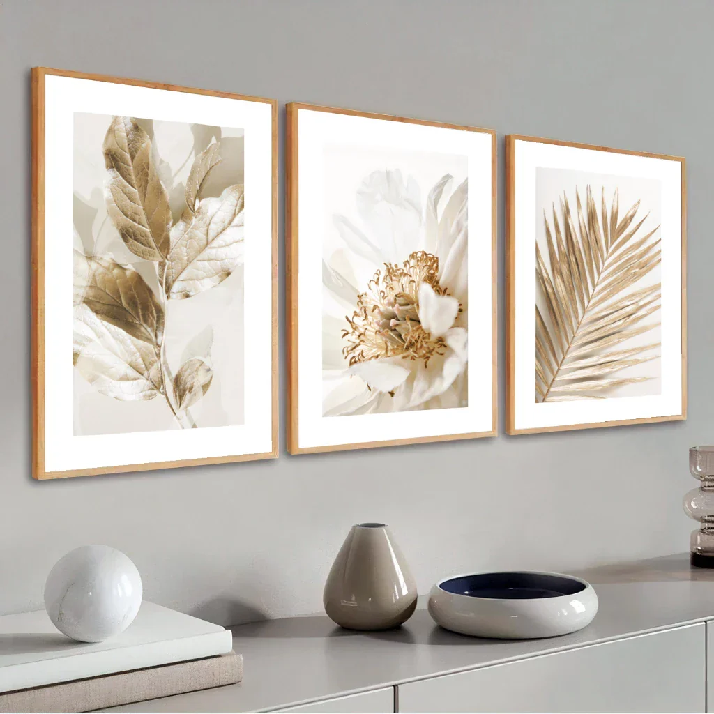 Conjunto com 3 Quadros Decorativos – Natureza ao Entardecer (estoque limitado)