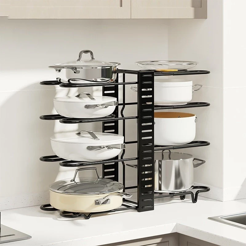 Organizador de Panelas e Tampas para Armário Cozinha