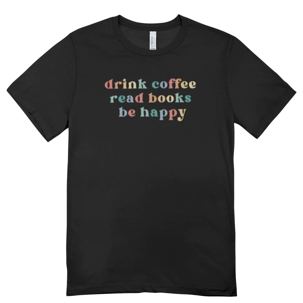 Camisa Feminina Baby Look Beba café leia livros seja feliz - Image 4