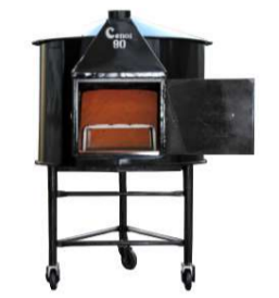 Forno em Ferro pintado preto Cenol