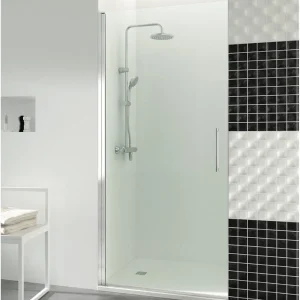 Painel frontal rebatível c/fecho magnético à parede ABERTO