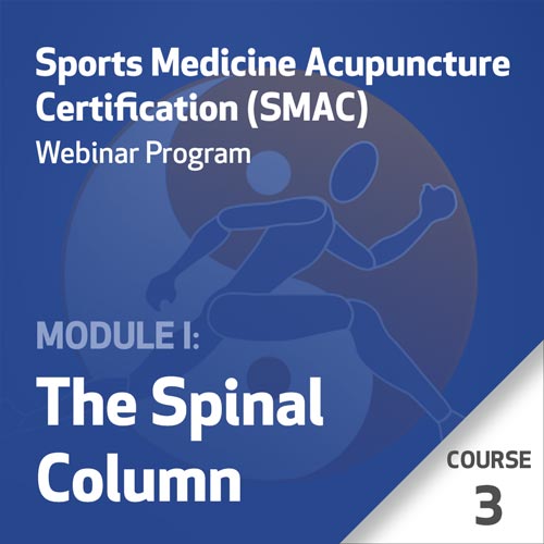 Webinar Programa de Certificação Em Acupuntura Desportiva (Smac) – Módulo 1: a Coluna Espinal – Curso 3