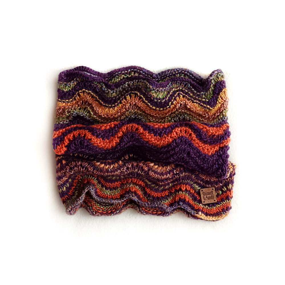 Gola de Inverno em Tricot – Violet Reef