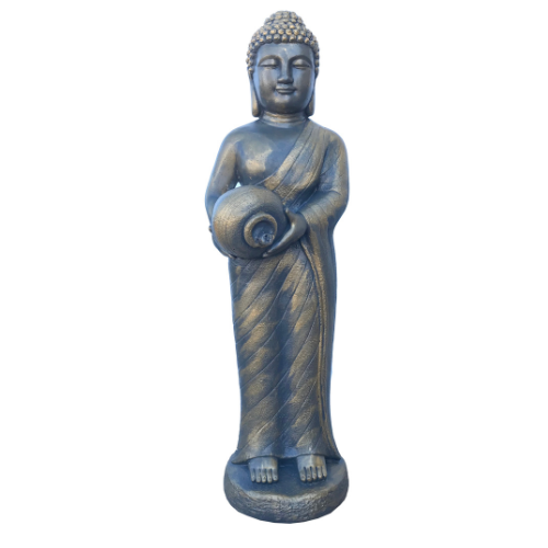 Mulher Buda em Pé em Cimento – 100 cm