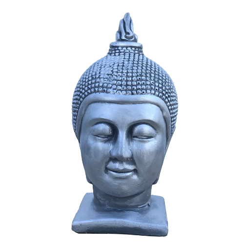 Cabeça de Buda Pequena em Betão