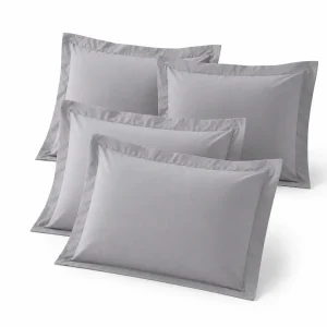 Kit 4 Fronhas Algodão Egípcio 300 Fios 50×70 cm com 4 Abas | HGBrasil