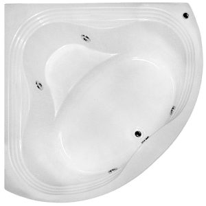 Banheira de Hidromassagem Dupla Gel Coat Padrão Angulo 3 Cantos