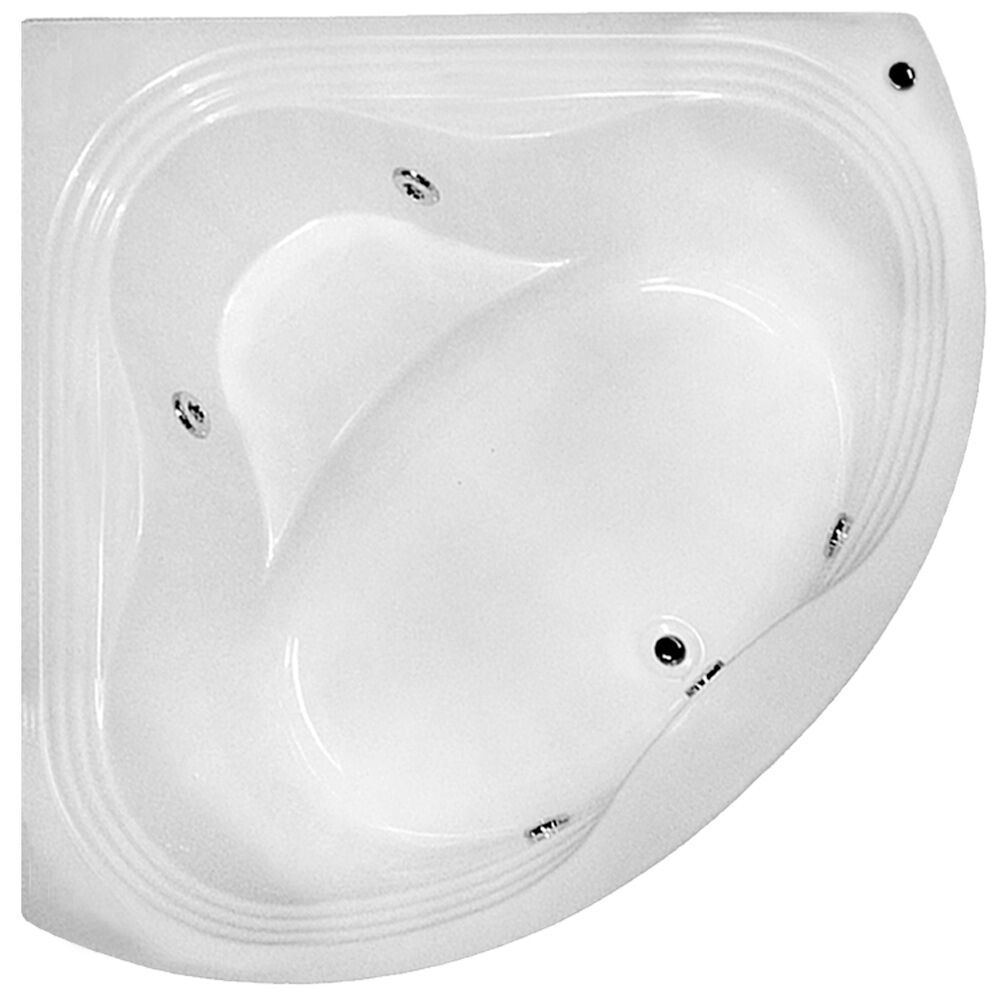 Banheira de Hidromassagem Dupla Gel Coat Padrão Angulo 3 Cantos