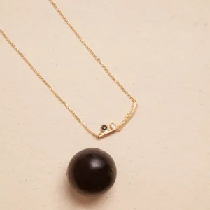 Colar Essência – Ouro 18k, Safira Azul e Topázio Sky