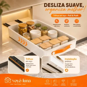 Gaveta Organizadora Deslizante - Entrega Grátis