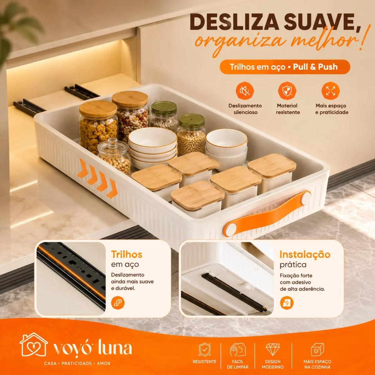 Gaveta Organizadora Deslizante – Entrega Grátis
